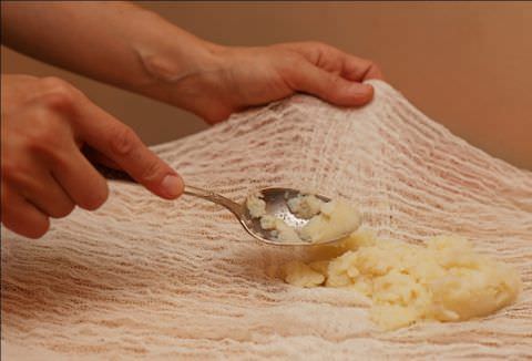 Подготовка картофельного компресса