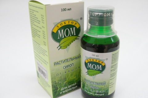 Доктор Мом - растительный сироп от кашля