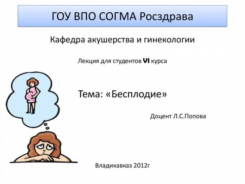 Бесплодие в браке — какие причины бесплодия у женщин и мужчин, его виды