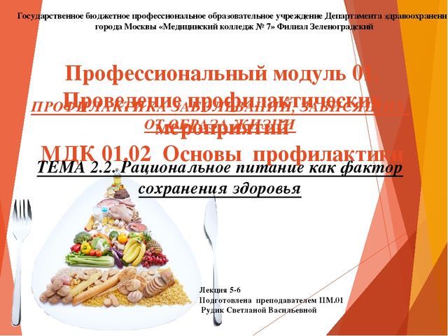 Что лучше есть для здоровья или основы рационального питания