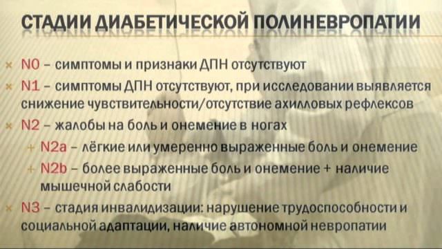 Диабетическая полинейропатия нижних конечностей: симптомы и лечение