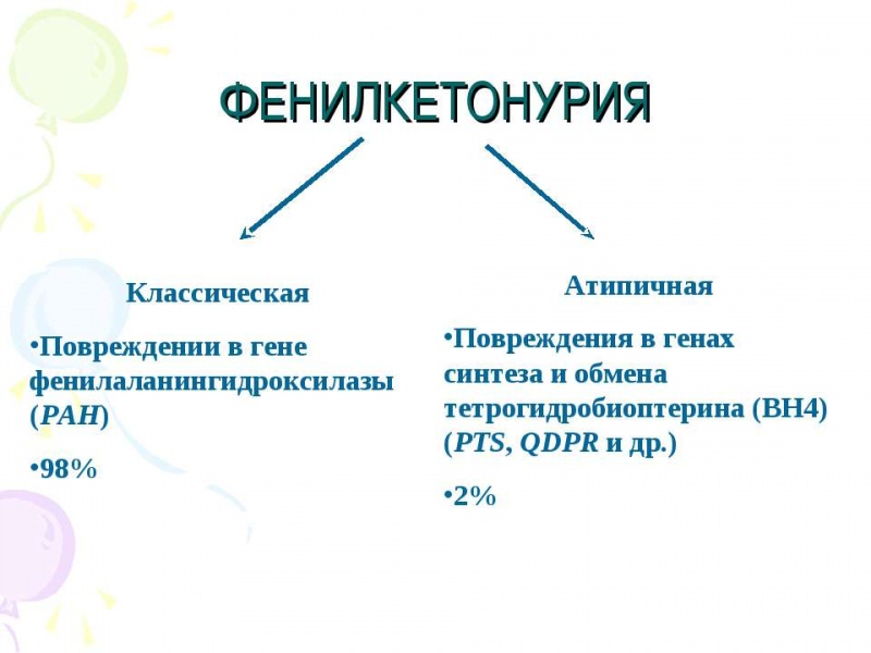 Фенилкетонурия: 3 метода диагностики, основные симптомы и 4 важных правила диетотерапии