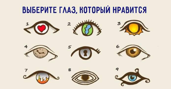 Характер человека по взгляду