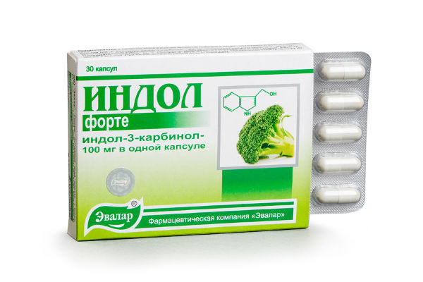 Индол форте от компании эвалар при климаксе: польза, показания
