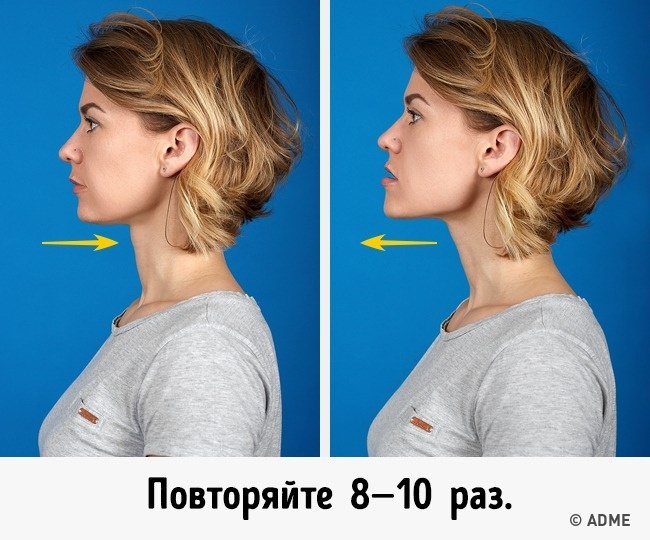 Как избавиться от второго подбородка с помощью массажа и простейшей гимнастики