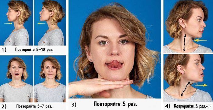 Как избавиться от второго подбородка с помощью массажа и простейшей гимнастики