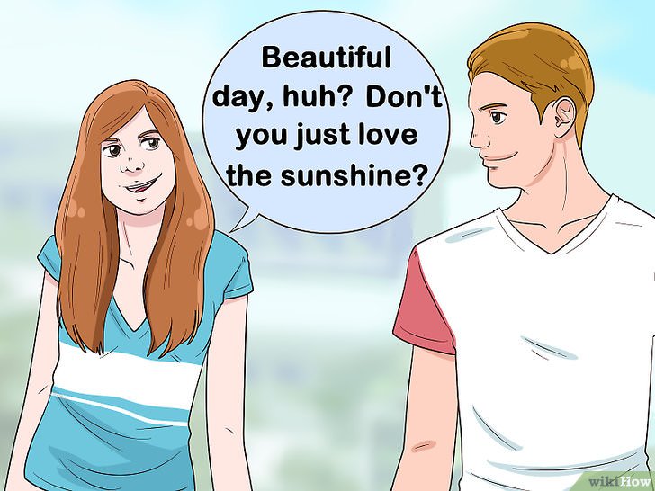 Как правильно начать разговор с мужчиной и девушкой