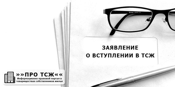 Как правильно написать заявление в тсж образец