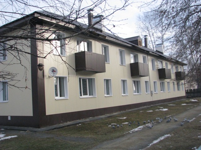 Как ремонтируют фасад многоквартирного дома