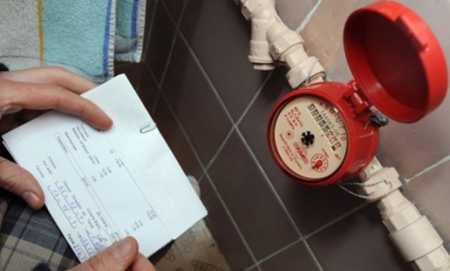 Как вписать показания водосчетчиков в квитанцию жкх