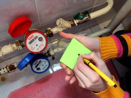 Как вписать показания водосчетчиков в квитанцию жкх