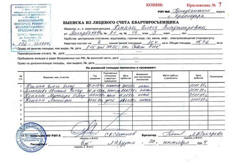 Как взять выписку в жкх