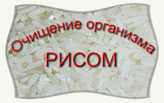 Очищение организма рисом